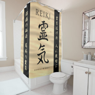 Reiki 霊 気 duschvorhang