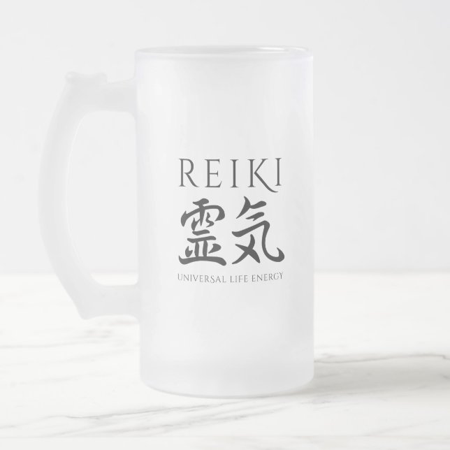 Reiki 霊 気 mattglas bierglas (Links)