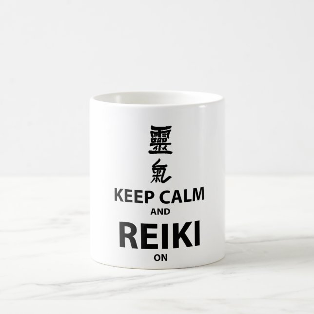 Reiki auf Tasse! Tasse (Mittel)