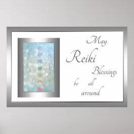 Reiki Blessings Design Poster