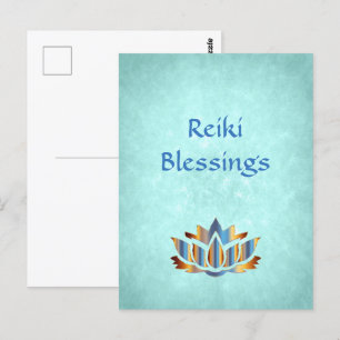 Reiki Blessings  Postkarte