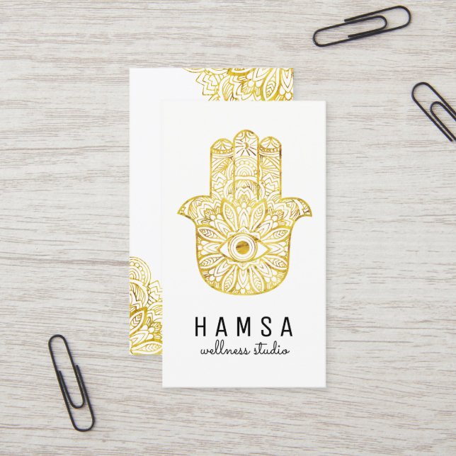 Reiki Business Cards Visitenkarte (Vorderseite/Rückseite Beispiel)