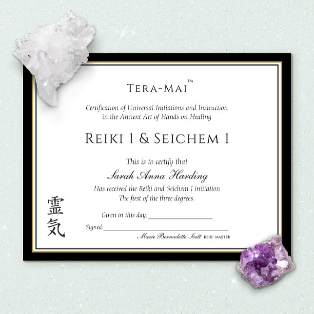 Reiki Certificate of Completion Award (Von Creator hochgeladen)
