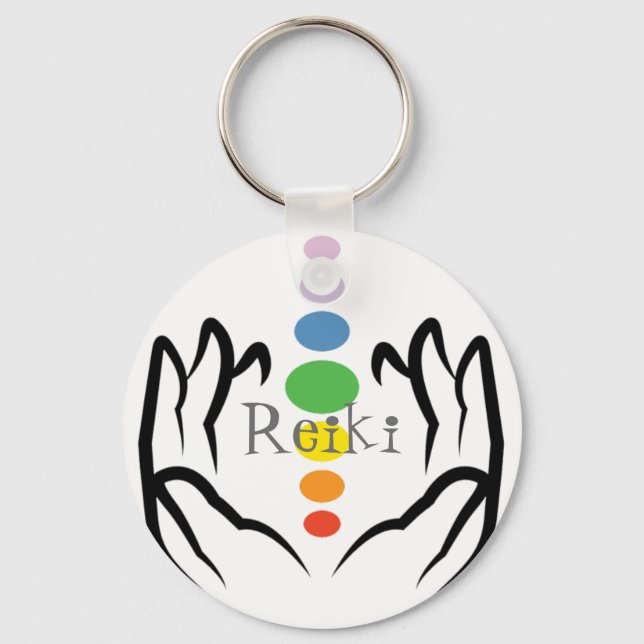 Reiki/Chakra Schlüsselanhänger (Vorderseite)