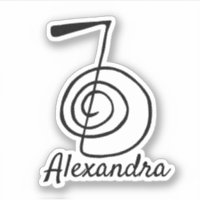 Reiki: Cho Ku Rei: Name für Monogramm-Add
