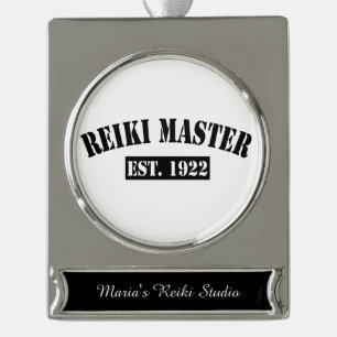 Reiki Designs Banner-Ornament Silber