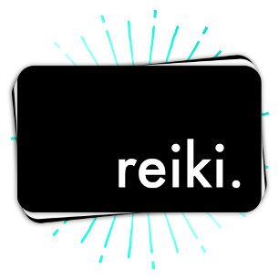 Reiki. (Farbanpassbar) Visitenkarte