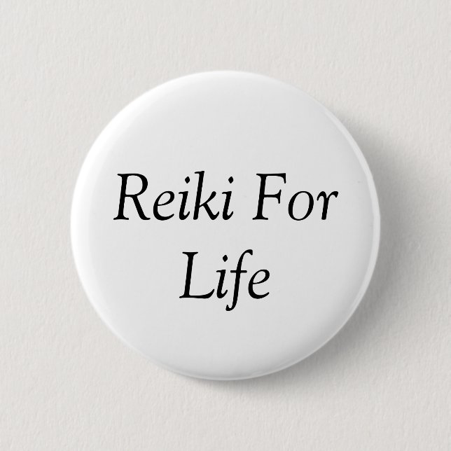 Reiki für das Leben Button (Vorderseite)
