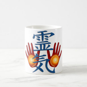 Reiki Hände Tasse