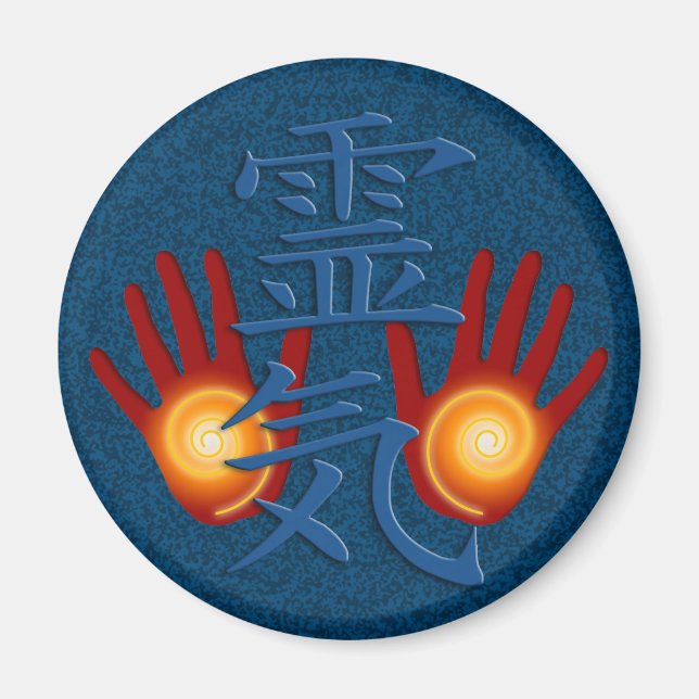 Reiki Hands Magnet (Vorne)