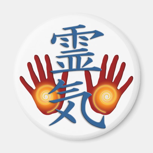 Reiki Hands Magnet (Vorne)