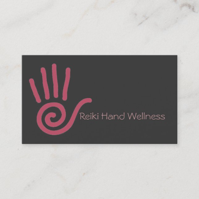 Reiki HandVisitenkarte Visitenkarte (Vorderseite)