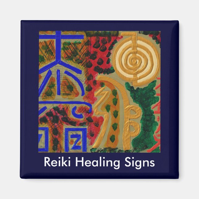 REIKI Hauptheilzeichen Magnet (Vorne)