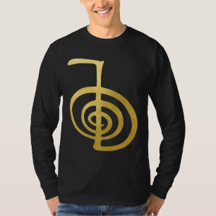 Reiki Healing Cho Ku Rei Der Power Symbol Gold Spi T-Shirt