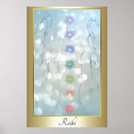 Reiki Healing Hands Design Poster