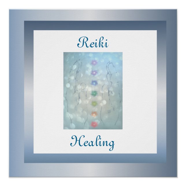Reiki Healing Poster (Vorderseite)