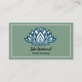 Reiki Healing White Lotus Visitenkarte