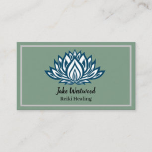 Reiki Healing White Lotus Visitenkarte