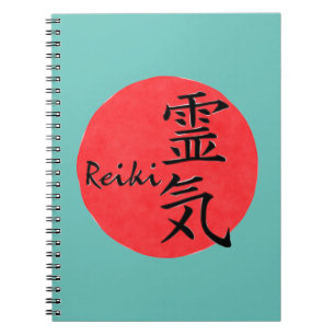 Reiki Kalligrafie und Wort 1 Notizblock