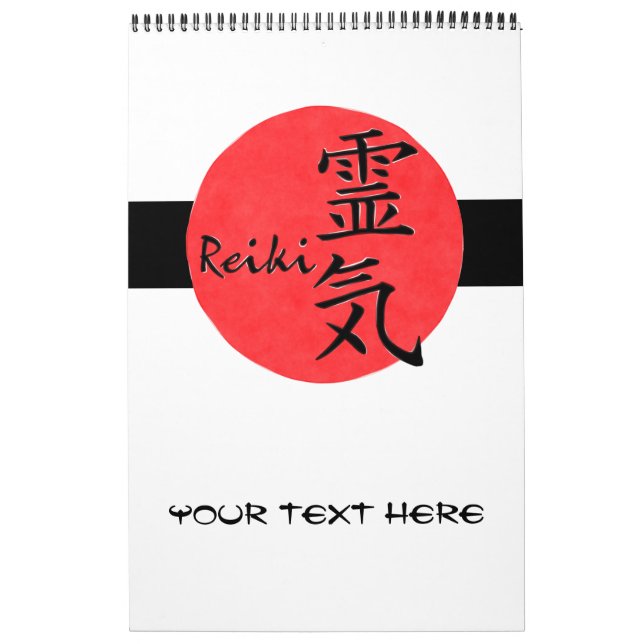 Reiki Kalligraphie und Word 1 Kalender (Titelbild)