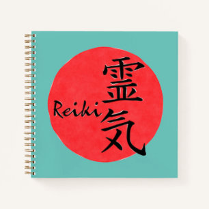Reiki Kalligraphie und Word 1 Notizbuch