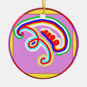 Reiki Karuna Ommantra: EEYAWA Keramikornament