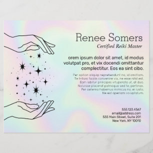 Reiki Master Chakra Energy Healer Flyer