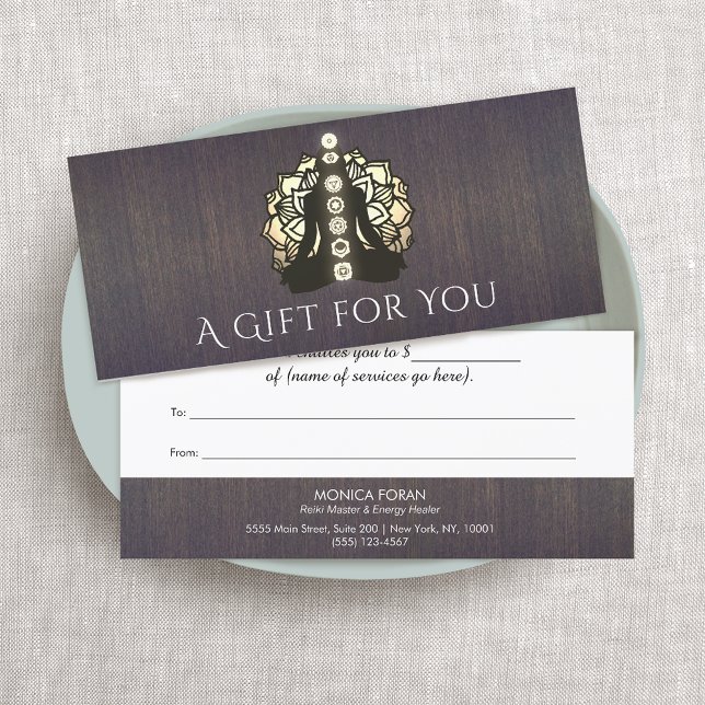 Reiki Master & Energy Heiler Geschenkgutschein (Von Creator hochgeladen)