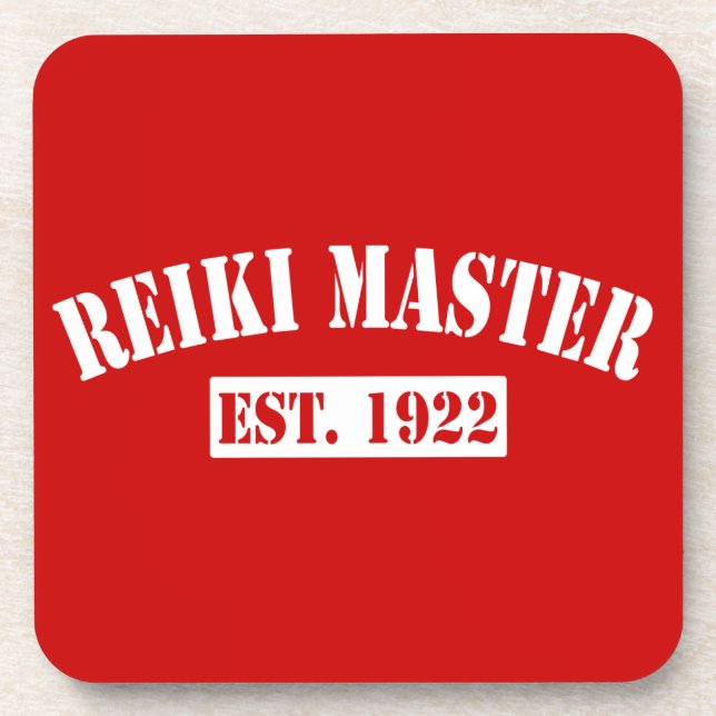 Reiki Master Getränkeuntersetzer (Vorderseite)