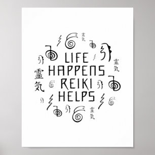 Reiki Master Gift Idea   SPIRITUALITÄT Poster