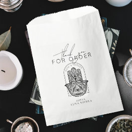 Reiki Master Hamsa Hand Evil Eye Yoga Therapist Geschenktütchen