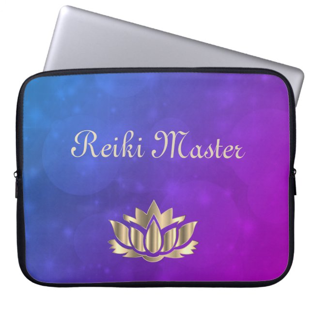 Reiki Master Laptopschutzhülle (Vorderseite)
