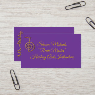 Reiki-Master-Logo Visitenkarte