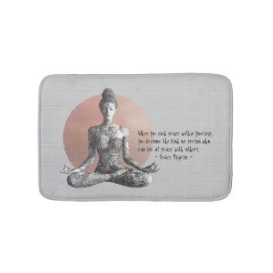 Reiki Master Lotus Pose Badematte