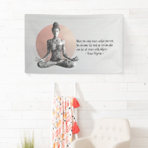 Reiki Master Lotus Pose Banner