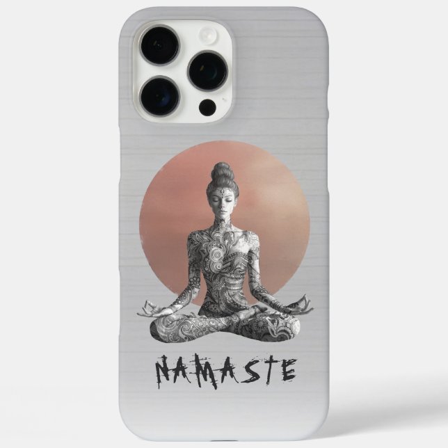 Reiki Master Lotus Pose Case-Mate iPhone Hülle (Rückseite)