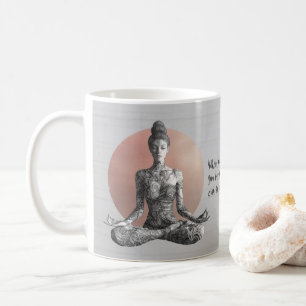 Reiki Master Lotus Pose Kaffeetasse