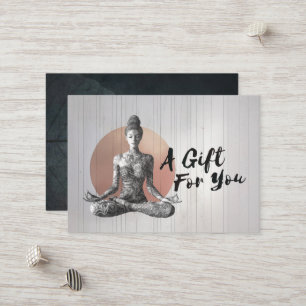 Reiki Master Lotus Pose Rabattkarte