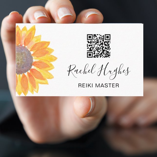 Reiki Master QR Code Business Card Visitenkarte (Von Creator hochgeladen)