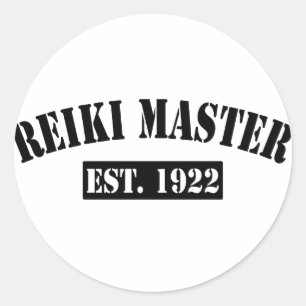 Reiki Master Runder Aufkleber