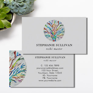 Reiki Master Tree of Life Visitenkarte