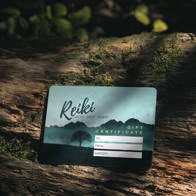 Reiki Master Yoga Instructor Geschenkgutschein Rabattkarte (Von Creator hochgeladen)