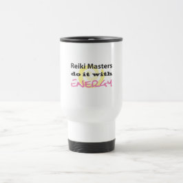 Reiki Masters tun es mit Energie Reisebecher