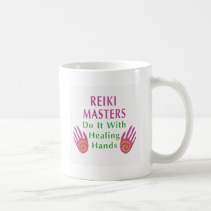 Reiki Masters tun es mit heilenden Händen Kaffeetasse