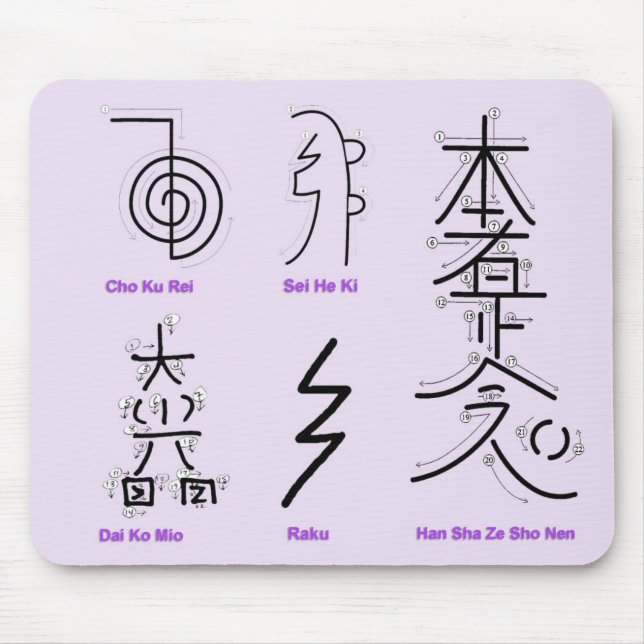 Reiki Mausunterlage Mousepad (Vorne)