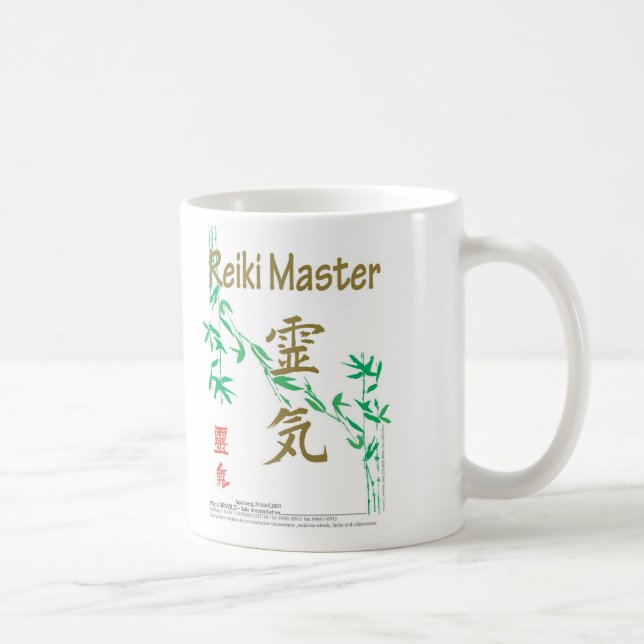 Reiki Meister Kaffeetasse (Rechts)
