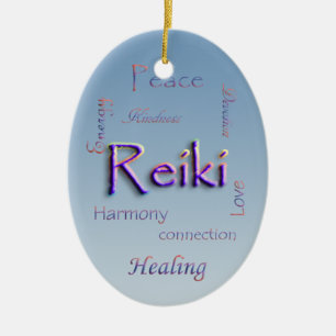 Reiki Oval-Verzierung Keramikornament