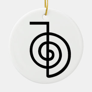 Reiki Power-Symbol Keramik Ornament