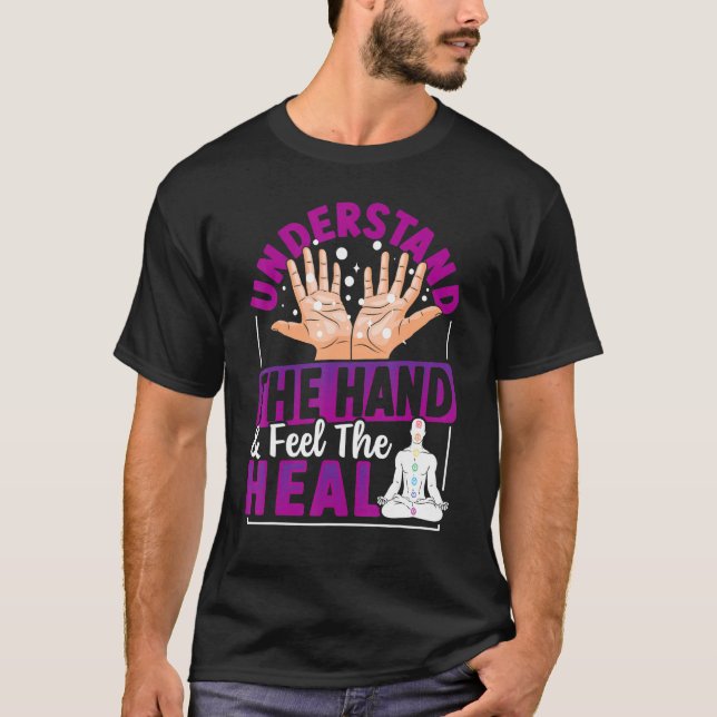 Reiki Practitioner for an Energy Healer T-Shirt (Vorderseite)