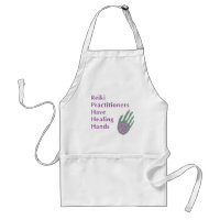 Reiki Practitioner haben heilende Hände